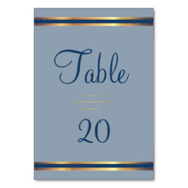 Södra Charm Dusty Blue Reception Bordsnummer