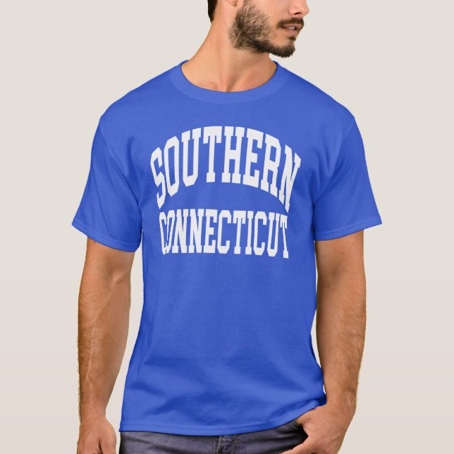 södra connecticut statessödra ct state univer t shirt (Framsida)