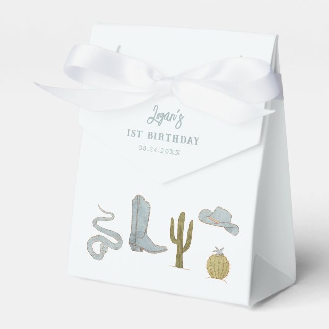 Södra Cowboyens Födelsedagsfest Presentaskar (Framsidan Sidan)