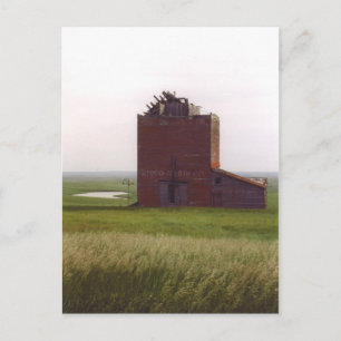 Södra Dakota Grain Elevator-vykort Vykort