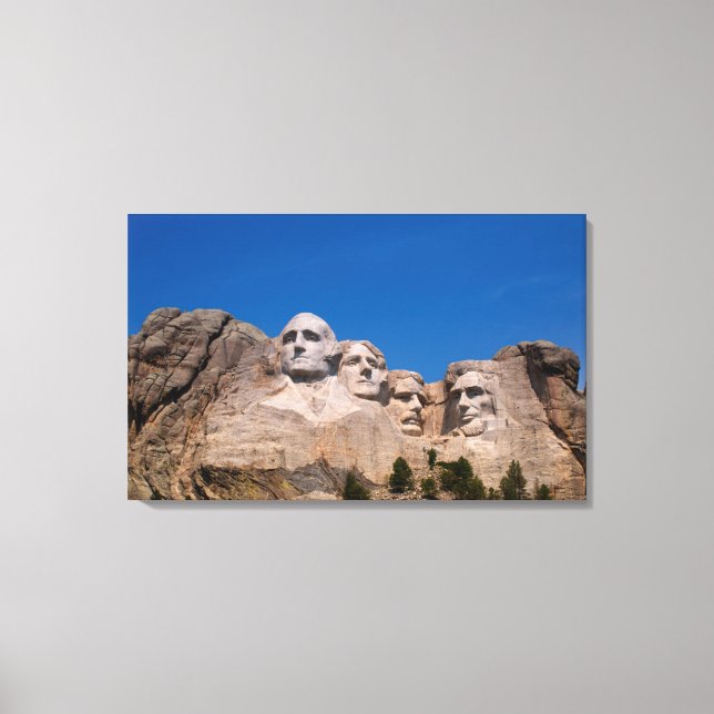 Södra Dakota, Keystone, Mount Rushmore Canvastryck (Framsida)