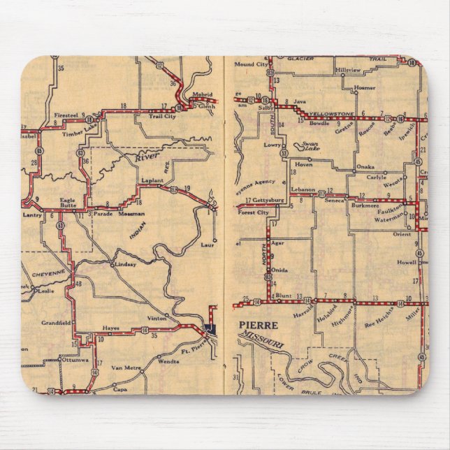 Södra Dakota Musmatta (Framsidan)