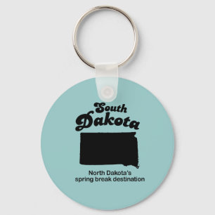 Södra Dakota - norra Dakotas påsklov Nyckelring