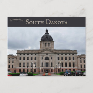 Södra Dakota-staten Huvudstad Pierre South Dakota Vykort