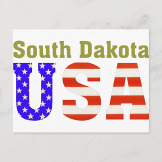 Södra Dakota USA! Vykort