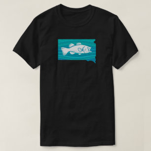 Södra Dakota Wave Fishing T Shirt