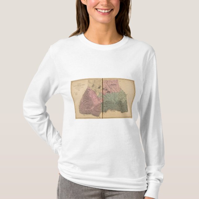 Södra flod, Augusta County T Shirt (Framsida)