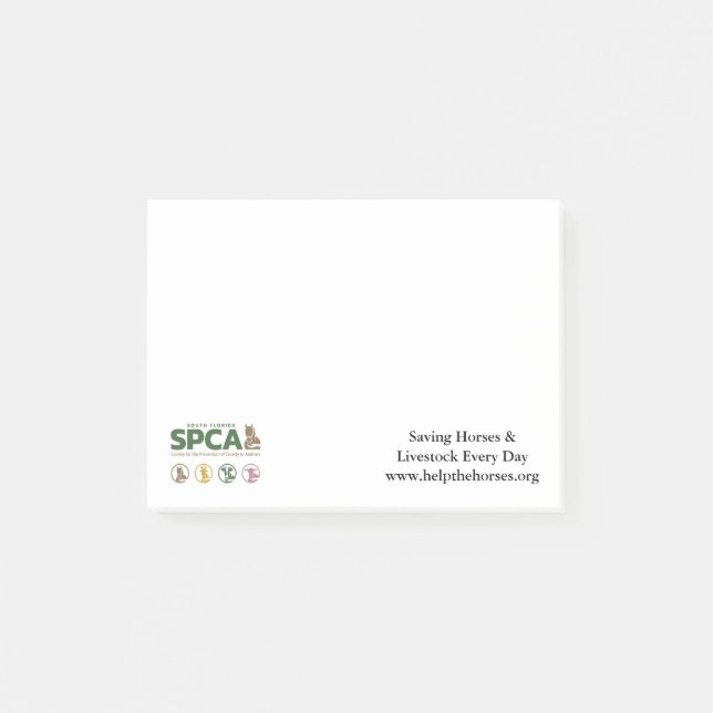 Södra Florida SPCA Post IT Notes Post-it Block (Framsida)