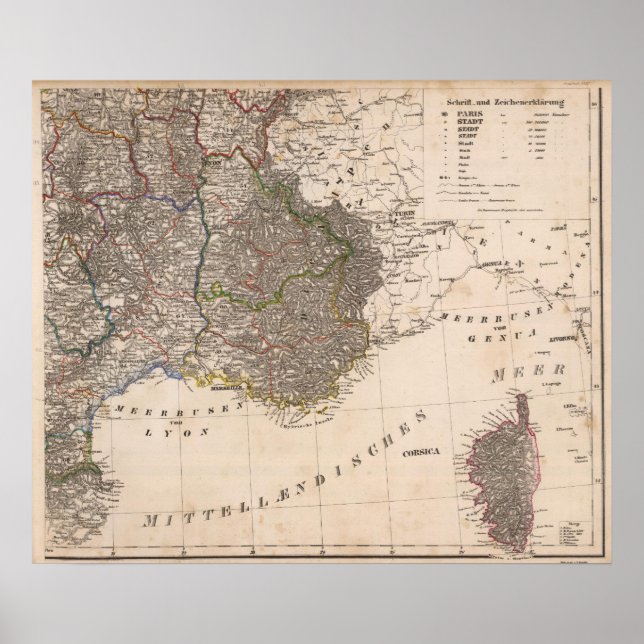 Södra Frankrike Poster (Framsidan)