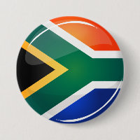 Södra glansig runda - afrikansk flagga