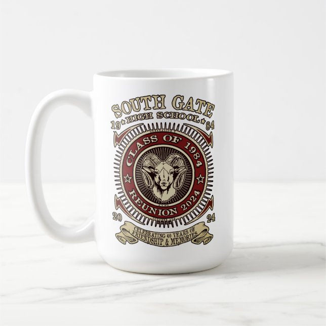 Södra Grind Rams Beverage Mugg 15oz. (Vänster)