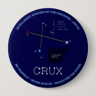 Södra hemisphere Constellation Crux Knapp