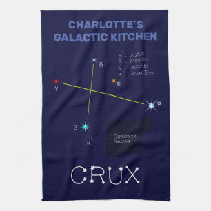 Södra hemisphere Constellation Crux Kökshandduk
