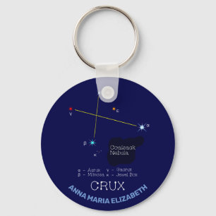 Södra hemisphere Constellation Crux Nyckelring