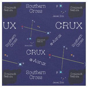 Södra hemisphere Constellation Crux Tyg