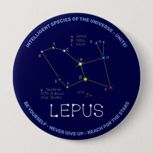 Södra Hemisphere Constellation Lepus Knapp