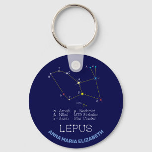 Södra Hemisphere Constellation Lepus Nyckelring