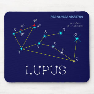 Södra Hemisphere Constellation Lupus Musmatta