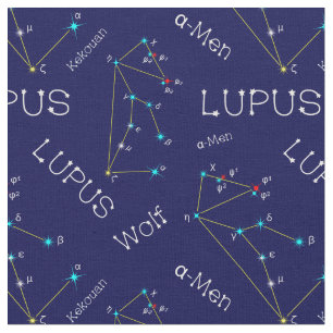 Södra Hemisphere Constellation Lupus Tyg