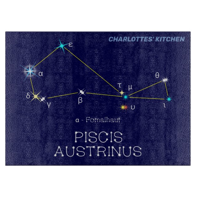 Södra hemisphere Constellation Piscis Austrinus (Framsidan)