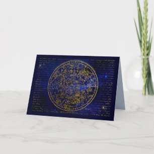 Södra hemisphere-hälsningskort tack kort