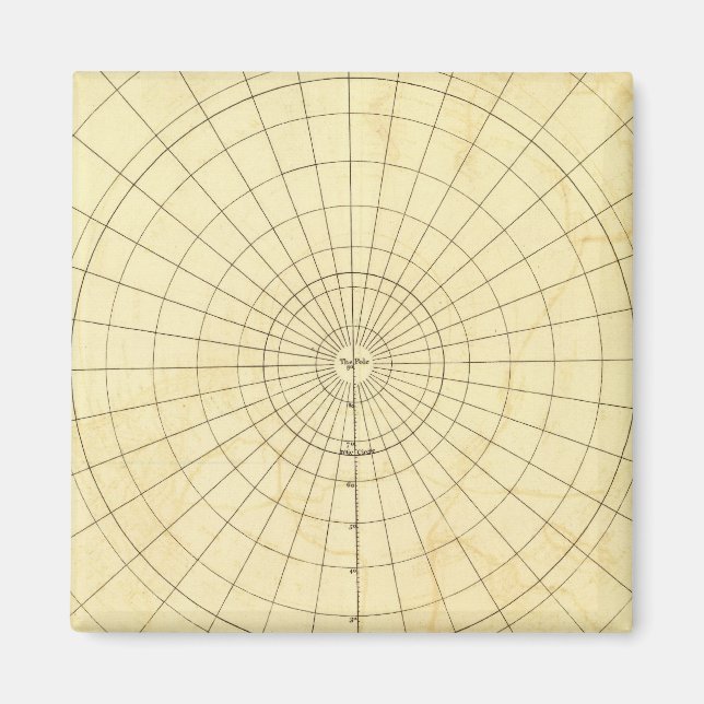 Södra Hemisphere-kontur Magnet (Framsidan)