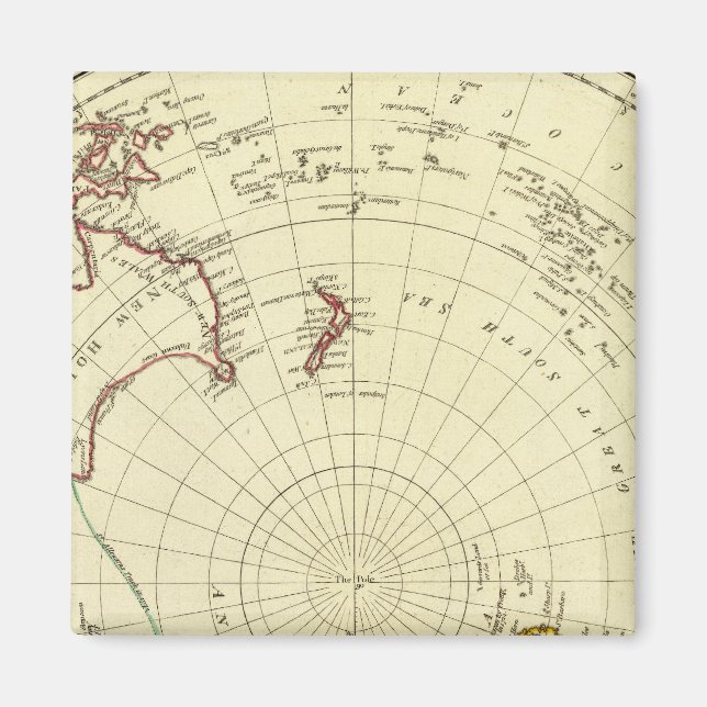 Södra Hemisphere Magnet (Framsidan)