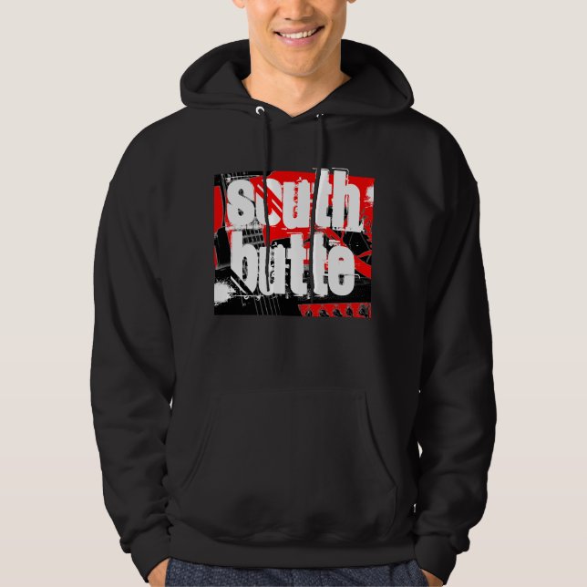 Södra Hoodie för ButteRockstar gitarr (Framsida)