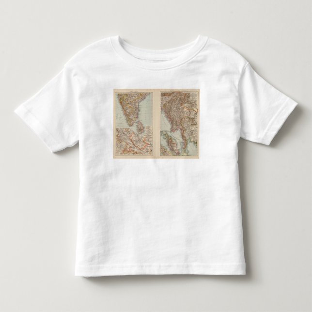 Södra Indien, Burma, Malaypeninsula Tee (Framsida)