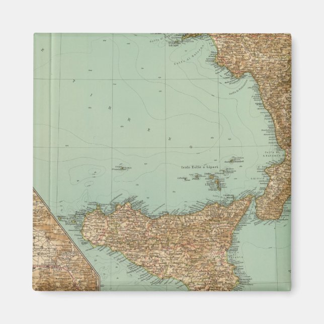 Södra Italien 2729 Magnet (Framsidan)