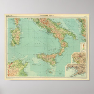 Södra Italien 2 Poster