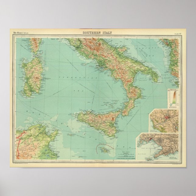 Södra Italien 2 Poster (Framsidan)