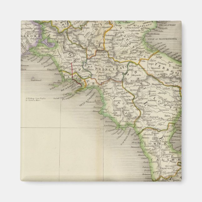 Södra Italien Magnet (Framsidan)