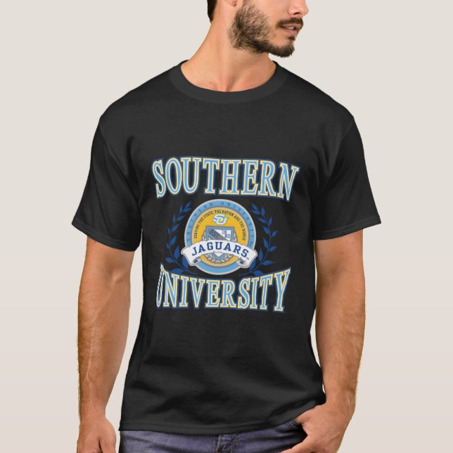 Södra Jaguars Laurels Black T Shirt (Framsida)