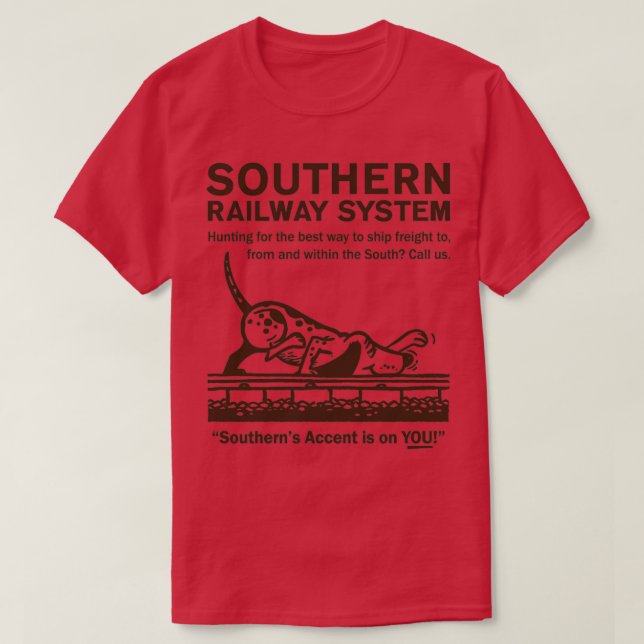 Södra järnvägssystemet t shirt (Design framsida)