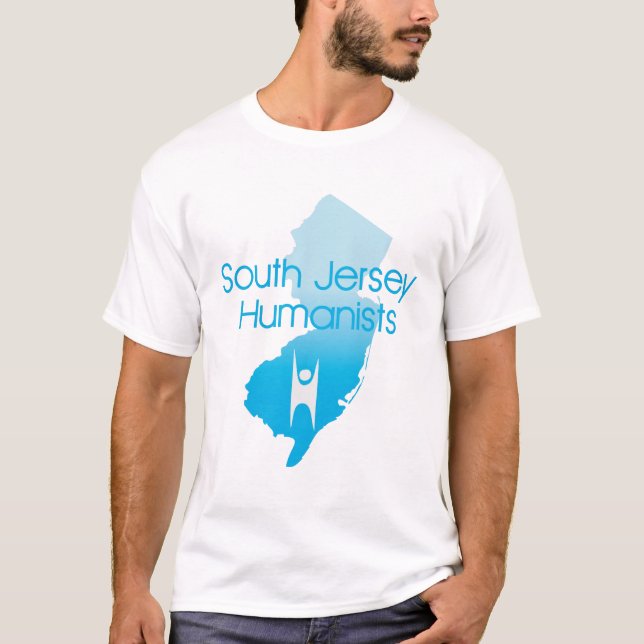 Södra Jersey Humanistslogotyp Tee Shirt (Framsida)