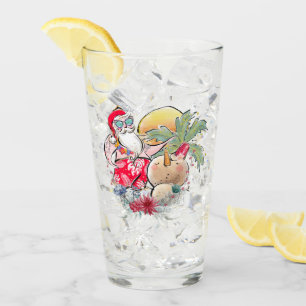 Södra jul Hett Holly Jolly Jultomten Glaskopp
