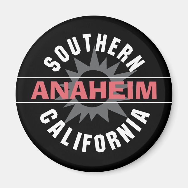 Södra Kalifornien - Anaheim Magnet (Framsidan)