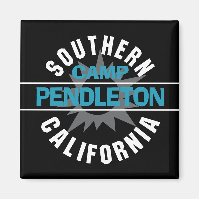 Södra Kalifornien - Camp Pendleton Magnet (Framsidan)