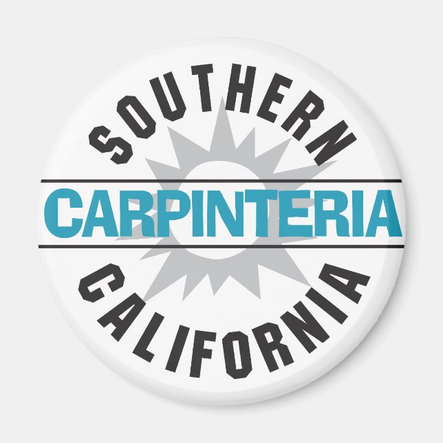 Södra Kalifornien - Carpinteria Magnet (Framsidan)