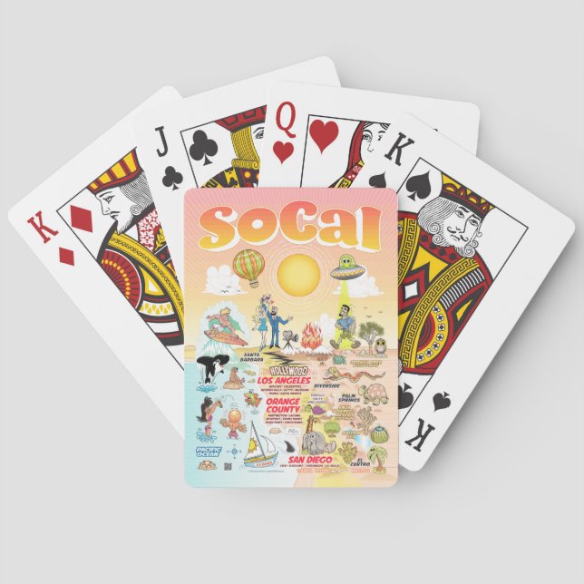 Södra Kalifornien Casinokort (Baksidan)