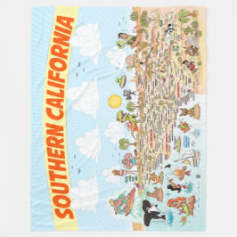 Södra Kalifornien Fleece Blanket