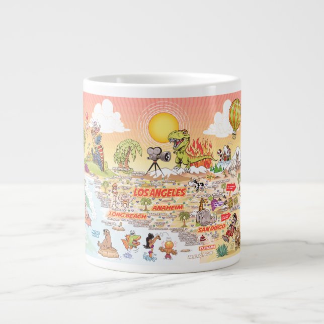 Södra Kalifornien Jumbo Mugg (Framsidan)