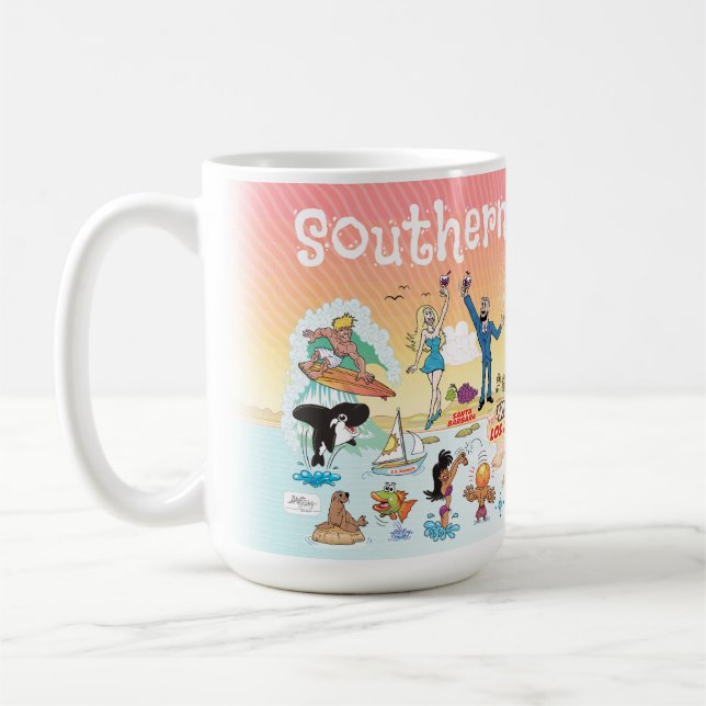 Södra Kalifornien Kaffemugg (Vänster)