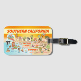 Södra Kalifornien Luggage Tag Bagagebricka