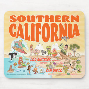 Södra Kalifornien Mouse Pad Musmatta