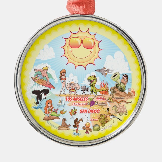 Södra Kalifornien Ornament (Framsidan)