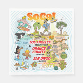 Södra Kalifornien Pappersservett