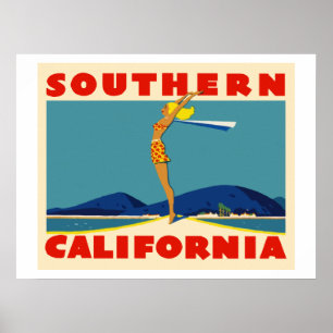 Södra Kalifornien Poster