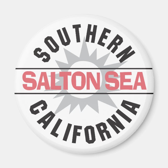 Södra Kalifornien - Salton Sea Magnet (Framsidan)